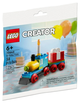 Zestaw klocków LEGO Creator Pociąg urodzinowy 58 elementów (30642)