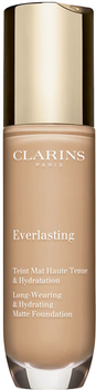 Тональний крем для обличчя Clarins Everlasting Long Wearing & Hydrating Matte Foundation 108 30 мл (3380810402759)