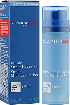 Lotion do twarzy Clarins Men Super Moisture Lotion SPF 20 50 ml (3666057038617)