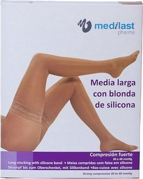 Компрессионные чулки Medilast Long Pantyhose Beige Silicone 1U (8470003772914)
