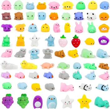 Набір іграшок-сюрпризів антистрес Сквіші Squishies - 72 шт в коробці
