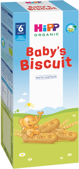 Органічне печиво HiPP Organic Baby's Biscuit Перше дитяче з 6 місяців 180 г (9062300137276)