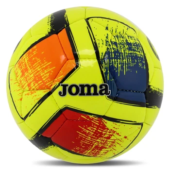 М'яч футбольний №5 TPU Joma DALI II Indoor/Outdoor (№5, 4 сл., пошитий вручну, салатовий)