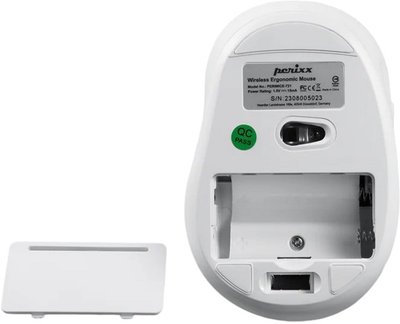 Бездротова миша Perixx PERIMICE-721 Wireless White/Silver (4049571010373)