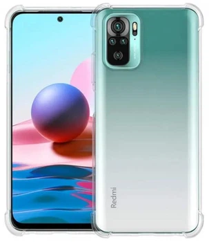 Чехол WXD на Xiaomi Redmi Note 10s / чехол для смартфона с усиленными углами / (прозрачный)