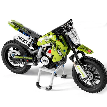 Конструктор BauTech мотоцикл Kawasaki KX450 Зеленый (1014-188-00)
