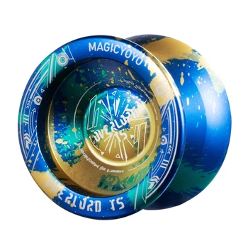 Металлическое йойо Magicyoyo T5 Желто-Голубой Splash
