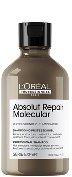Profesjonalny szampon w kremie L'oréal Professionnel Serie Expert Absolut Repair Molecular do włosów zniszczonych 300 ml (3474637153526)