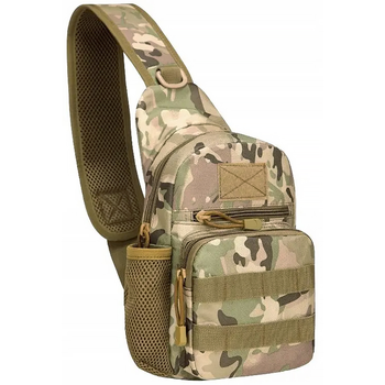 Рюкзак тактичний на одне плече AOKALI Outdoor A14 20L Camouflage CP