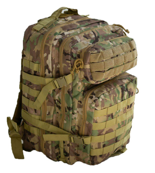 Тактический штурмовой рюкзак 45л мультикам четыре отдела