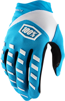 Моторукавички 100% Airmatic, S, Блакитний (2837833)