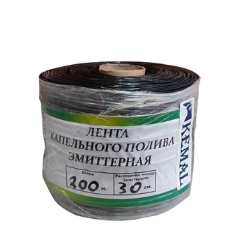 Стрічка емітерна для краплинного поливу Kemal Garden Drip 30 (200м) 9 mil, Туреччина