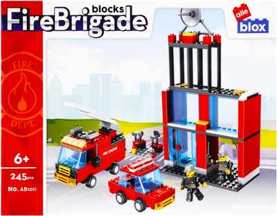 Klocki konstrukcyjne Alleblox Fire Brigade 245 elementów (5908275197348)