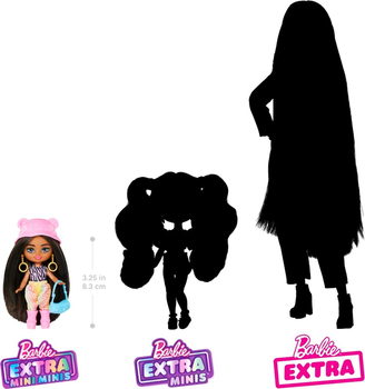 Міні-лялька Mattel Barbie Extra Fly Minis Safari 8 см (0194735167340)