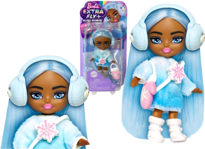Mini-lalka Mattel Barbie Extra Minis Winter 8 cm (0194735163762)