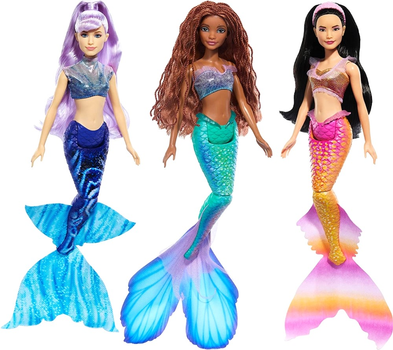 Zestaw lalek Mattel Little Mermaid Ariel and Sisters Doll (0194735137787)