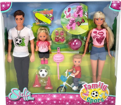 Набір ляльок Simba Steffi Love Family For Sports (4006592072827)