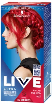 Фарба для волосся Schwarzkopf Live Ultra Brights 092 Pillar Box Red (9000101069099)