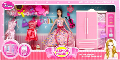 Lalka z akcesoriami Mega Creative Fashion Home Moja garderoba 29 cm (5908275180470)