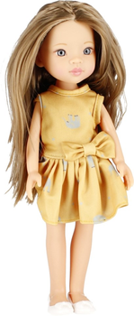 Lalka LS Pretty Girl w żółtej sukience 33 cm (5904335893847)