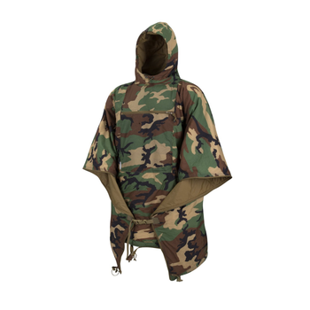 Пончо Helikon-Tex SWAGMAN ROLL - Climashield Apex 67g, US Woodland (PO-SMR-NL-03)