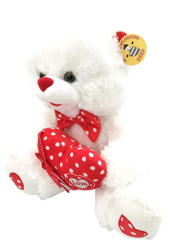 М'яка іграшка Deef Love Valentine Ведмедик з серцем 28 см (5901500238021)