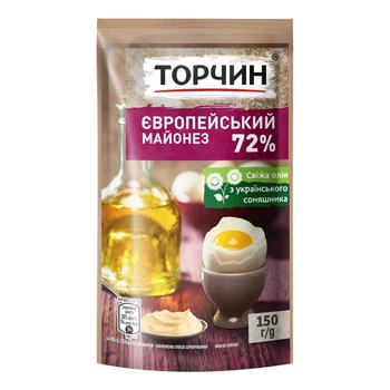 Майонез Торчин Европейский 150 г (4820001316209)