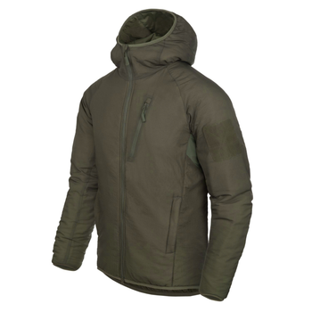 Куртка Helikon-Tex WOLFHOUND Hoodie® - Climashield® Apex 67g, Taiga green M/Regular (KU-WLH-NL-09)