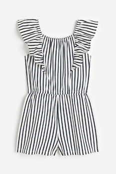 Полукомбинезон шорты с воланами синий H&M 140см (400095844)