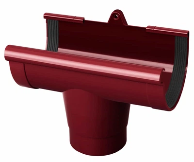 Воронка желоба RainWay 90 мм Красная, RAL 3004