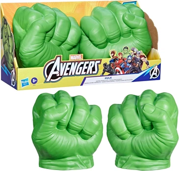 Перчатки Халк Детские Мягкие Кулаки Хасбро Marvel Hulk Gamma Smash Fists Hasbro F9332
