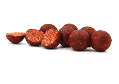 Бойлы BOUNTY прикормочные вареные KRILL/ROBIN RED 16мм 1 кг (криль - робин ред),KR001