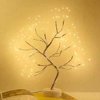 Настільний світильник DIY Auelife 108 Led дерево гірлянда Бонсай Auelife Тепле світло