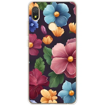 Силиконовый Чехол с Картинкой для Tecno Pop 3 Принт (Цветы) (44375-ysm013)