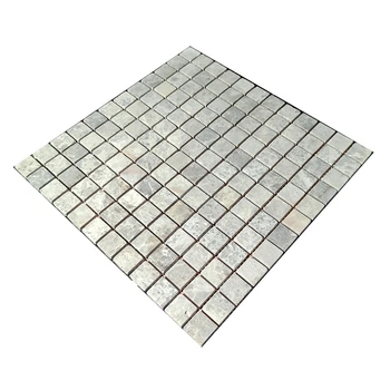 Мраморная мозаика Emperador Light G матовая МКР-2СВ (23x23)