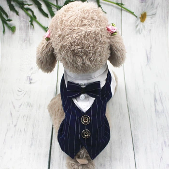 Костюм для собак Pet Style "Джентельмен" Черно-белый 2XL