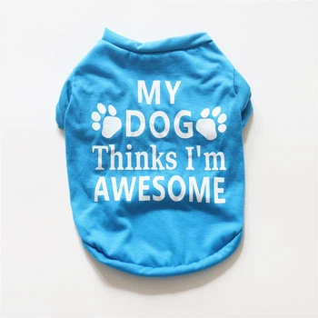 Футболка для котов и кошек Pet Style "My Dog" Синяя XS