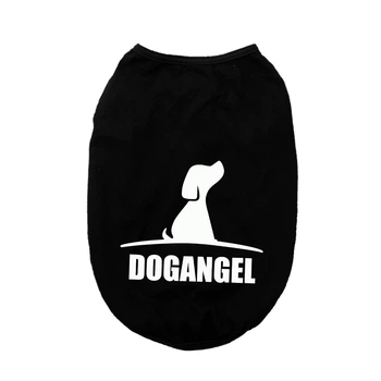 Хлопковая майка для собак Pet Style "Dog Angel" Черная XS