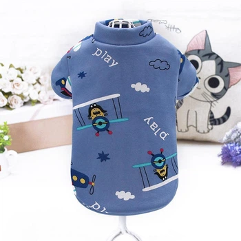 Футболка для собак Pet Style "Самолет" Синяя XL