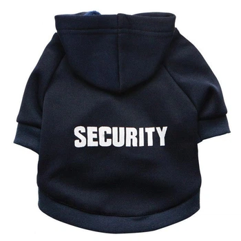 Худи для собак Pet Style "Security" Черный XL