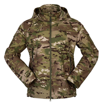 Чоловіча куртка з капюшоном Tactical Series ріп-стоп мультикам розмір XL