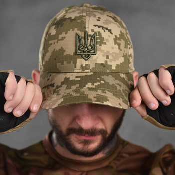 Хлопковая кепка Patriot с гербом пиксель размер универсальный