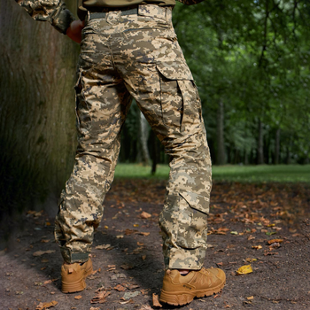 Мужские штаны "Гетьман" с наколенниками Cordura 1000D пиксель размер 3XL