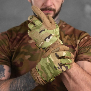 Перчатки Mechanix Specialty с регулируемыми застежками и усиленными пальцами мультикам размер XL