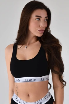 Топ з м'якою чашкою Leinle 46(L) Чорний (97361)