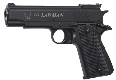 Пистолет страйкбольный ASG STI Lawman кал.6 мм Black