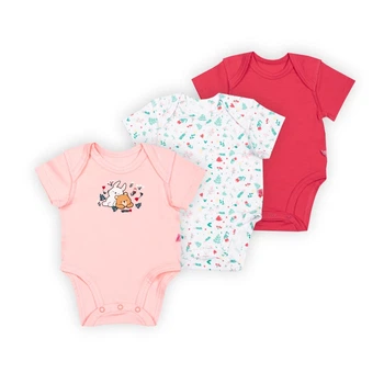 Боді дитячий для дівчинки GABBI Боді BD-24-12 (комплект 3шт) на зріст 56 (13994)