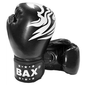 Боксерские перчатки BAX LEON 10-OZ BLACK