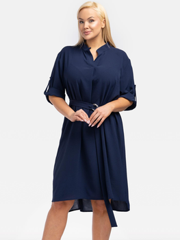 Плаття-сорочка жіноча Karko SA072 38-40 Синє (5903676025207)