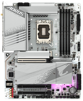 Материнська плата Gigabyte Z790 AORUS ELITE AX ICE (s1700, Intel Z790, PCI-Ex16)
